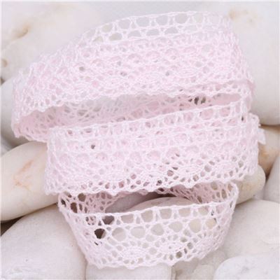 Morlaix Cotton Lace - Pale Pink